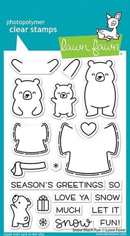 Lawn Fawn Snow Much Fun Clear Stamps (LF2411) Lawn Fawn Snow Much Fun Clear Stamps (LF2411)