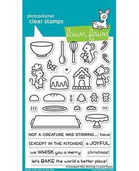 Lawn Fawn A Creature Was Stirring Clear Stamps (LF2415) Lawn Fawn A Creature Was Stirring Clear Stamps (LF2415)
