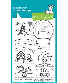 Lawn Fawn Snow Globe Scenes Clear Stamps (LF2427)