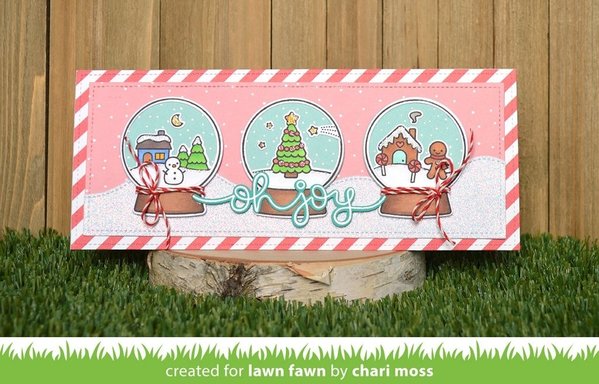 Lawn Fawn Snow Globe Scenes Clear Stamps (LF2427)