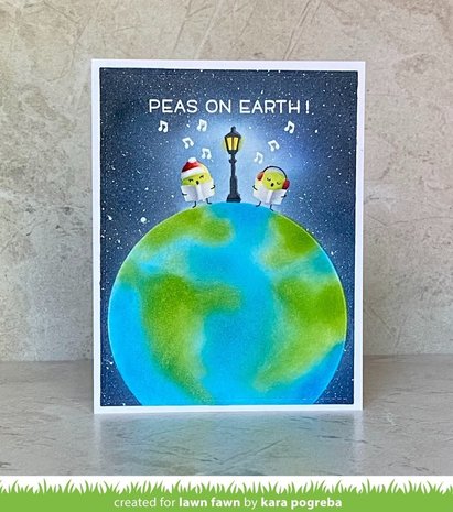 Lawn Fawn Peas on Earth Clear Stamps (LF2421) Lawn Fawn Peas on Earth Clear Stamps (LF2421)