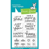 Lawn Fawn Shutter Card Holiday Sayings Clear Stamps (LF2430)