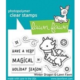 Lawn Fawn Winter Dragon Clear Stamps (LF2425)