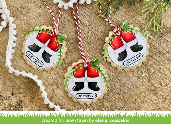 Lawn Fawn Shadow Box Card Fireplace Add-On Dies (LF2437)