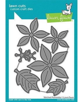Lawn Fawn Stitched Poinsettia Dies (LF2441) Lawn Fawn Stitched Poinsettia Dies (LF2441)