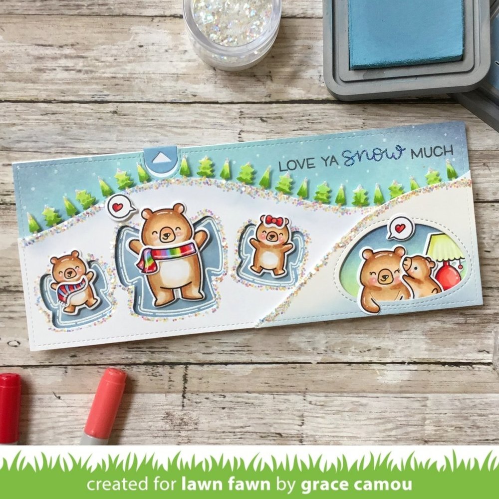 Lawn Fawn Slimline Forest Border Dies (LF2442) Lawn Fawn Slimline Forest Border Dies (LF2442)