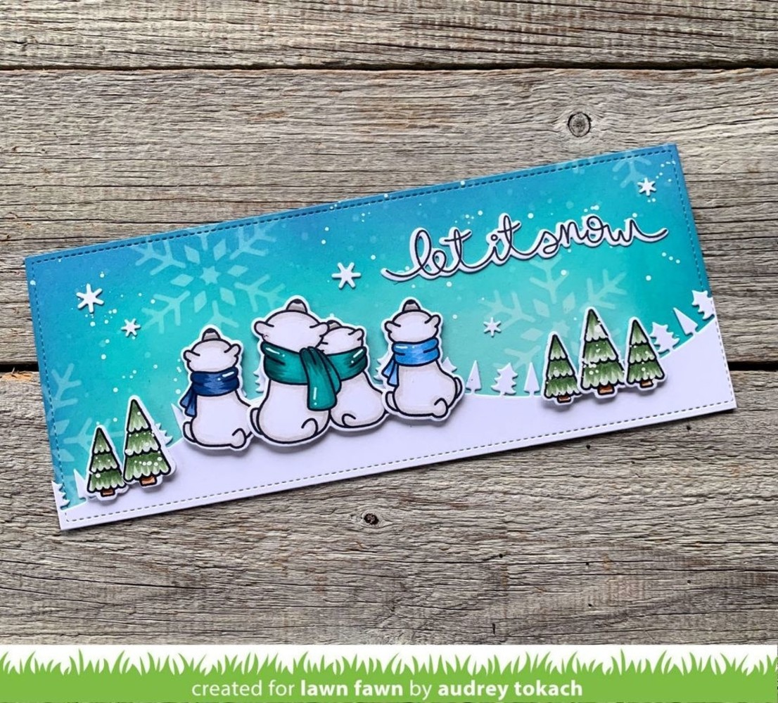 Lawn Fawn Slimline Forest Border Dies (LF2442) Lawn Fawn Slimline Forest Border Dies (LF2442)