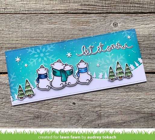 Lawn Fawn Slimline Forest Border Dies (LF2442) Lawn Fawn Slimline Forest Border Dies (LF2442)