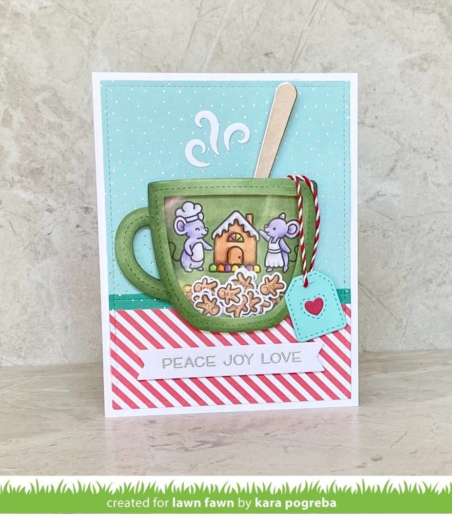 Lawn Fawn Outside In Stitched Mug Dies (LF2444) Lawn Fawn Outside In Stitched Mug Dies (LF2444)