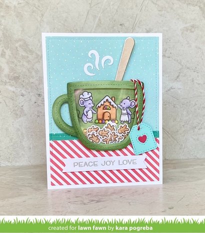 Lawn Fawn Outside In Stitched Mug Dies (LF2444) Lawn Fawn Outside In Stitched Mug Dies (LF2444)