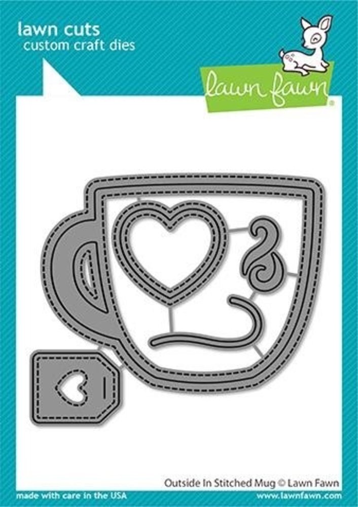Lawn Fawn Outside In Stitched Mug Dies (LF2444) Lawn Fawn Outside In Stitched Mug Dies (LF2444)