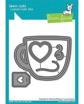Lawn Fawn Outside In Stitched Mug Dies (LF2444) Lawn Fawn Outside In Stitched Mug Dies (LF2444)