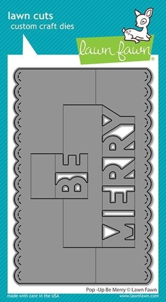 Lawn Fawn Pop-Up Be Merry Dies (LF2446) Lawn Fawn Pop-Up Be Merry Dies (LF2446)