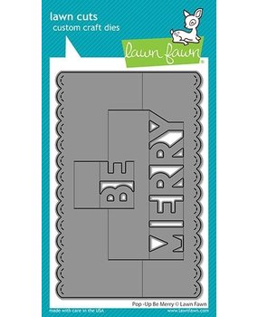 Lawn Fawn Pop-Up Be Merry Dies (LF2446) Lawn Fawn Pop-Up Be Merry Dies (LF2446)