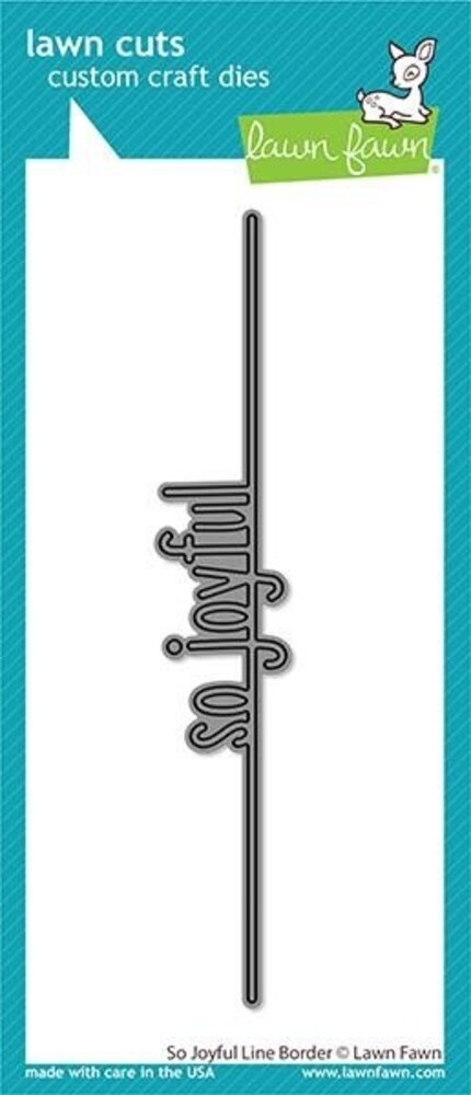 Lawn Fawn So Joyful Line Border Dies (LF2449) Lawn Fawn So Joyful Line Border Dies (LF2449)