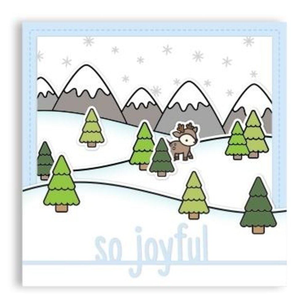Lawn Fawn So Joyful Line Border Dies (LF2449) Lawn Fawn So Joyful Line Border Dies (LF2449)