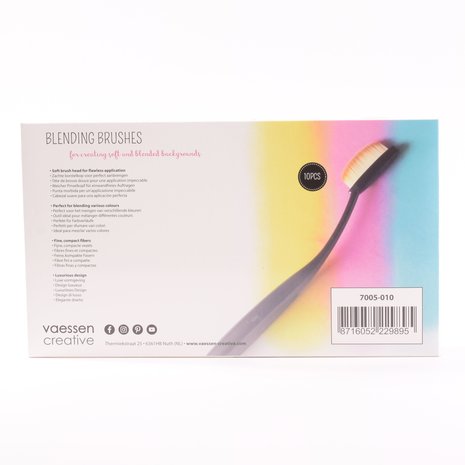 Vaessen Creative Craft Ink Blending Brushes (10 Stuks) (7005-010) Vaessen Creative Craft Ink Blending Brushes (10 Stuks) (7005-010)