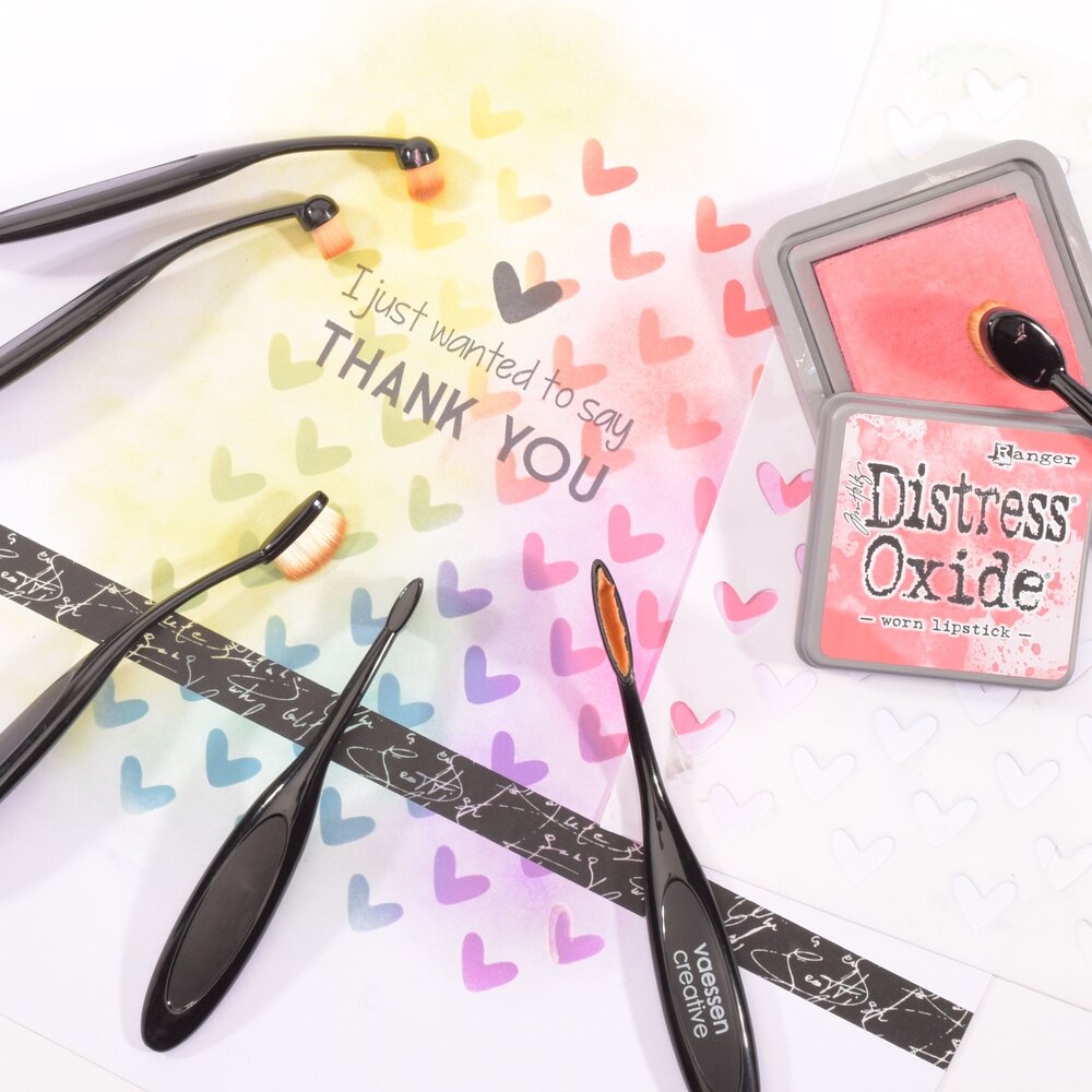 Vaessen Creative Craft Ink Blending Brushes (6 Stuks) (7005-013)