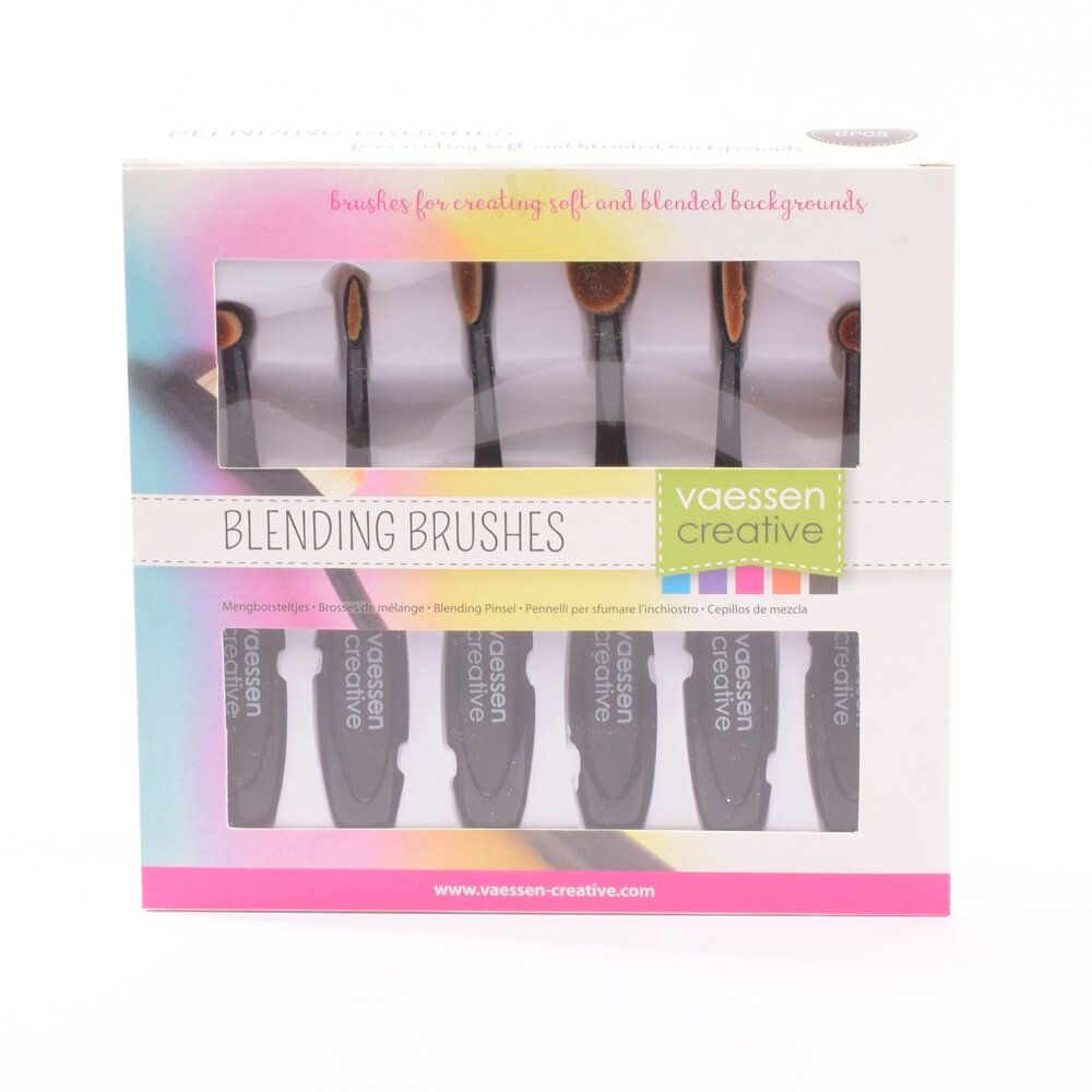 Vaessen Creative Craft Ink Blending Brushes (6 Stuks) (7005-013)
