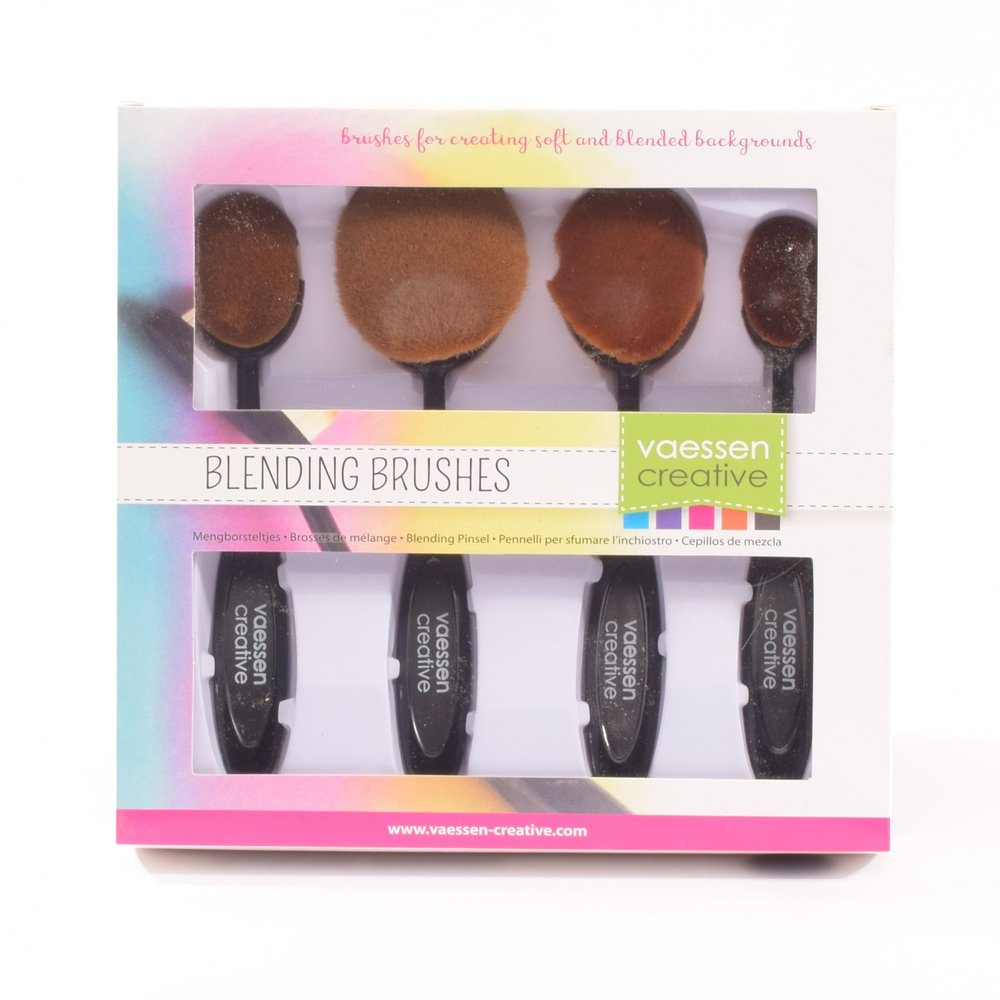 Vaessen Creative Craft Ink Blending Brushes (4 Stuks) (7005-012)