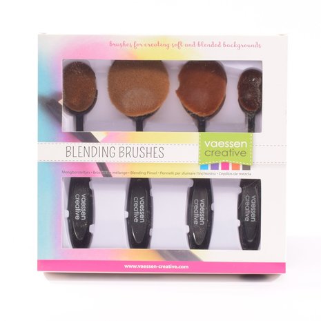 Vaessen Creative Craft Ink Blending Brushes (4 Stuks) (7005-012)