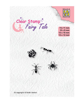 Nellie Snellen Clear Stamp Fairy Tale Insects (FTCS026) Nellie Snellen Clear Stamp Fairy Tale Insects (FTCS026)