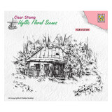 Nellie Snellen Clear Stamp Idyllic Floral Scenes Old Cottage (IFS027)