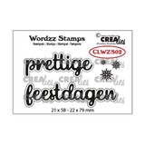 Crealies Wordzz Stamps Prettige Feestdagen (CLWZS02)