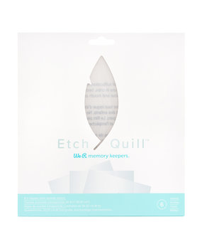 We R Memory Keepers Etch Quill Etch Acetate Sheets Clear (661151)