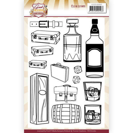 Yvonne Creations Good Old Days Whiskey Clear Stamp Set (YCCS10062) Yvonne Creations Good Old Days Whiskey Clear Stamp Set (YCCS10062)