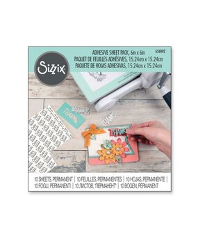 Sizzix Self-Adhesive Sheets 15x15cm (656802) Sizzix Self-Adhesive Sheets 15x15cm (656802)