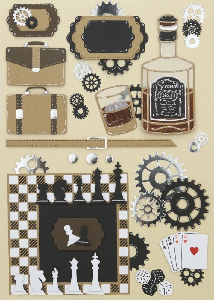 Yvonne Creations Good Old Days Chess Game Die (YCD10223)