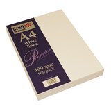 Craft UK Limited Premium Collection A4 White Linen Paper Pack (CUKW123)