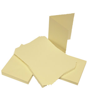Craft UK Limited Cards & Envelopes C6 Ivory Deckle (CUK285) Craft UK Limited Cards & Envelopes C6 Ivory Deckle (CUK285)