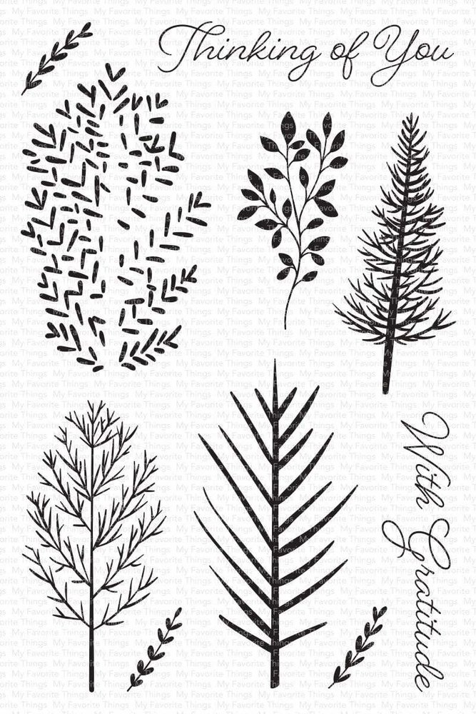 My Favorite Things Wonderful Woods Clear Stamps (CS-513)