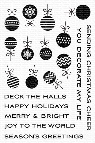 My Favorite Things Ornament Banner Builder Clear Stamps (CS-519)