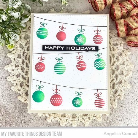 My Favorite Things Ornament Banner Builder Clear Stamps (CS-519)