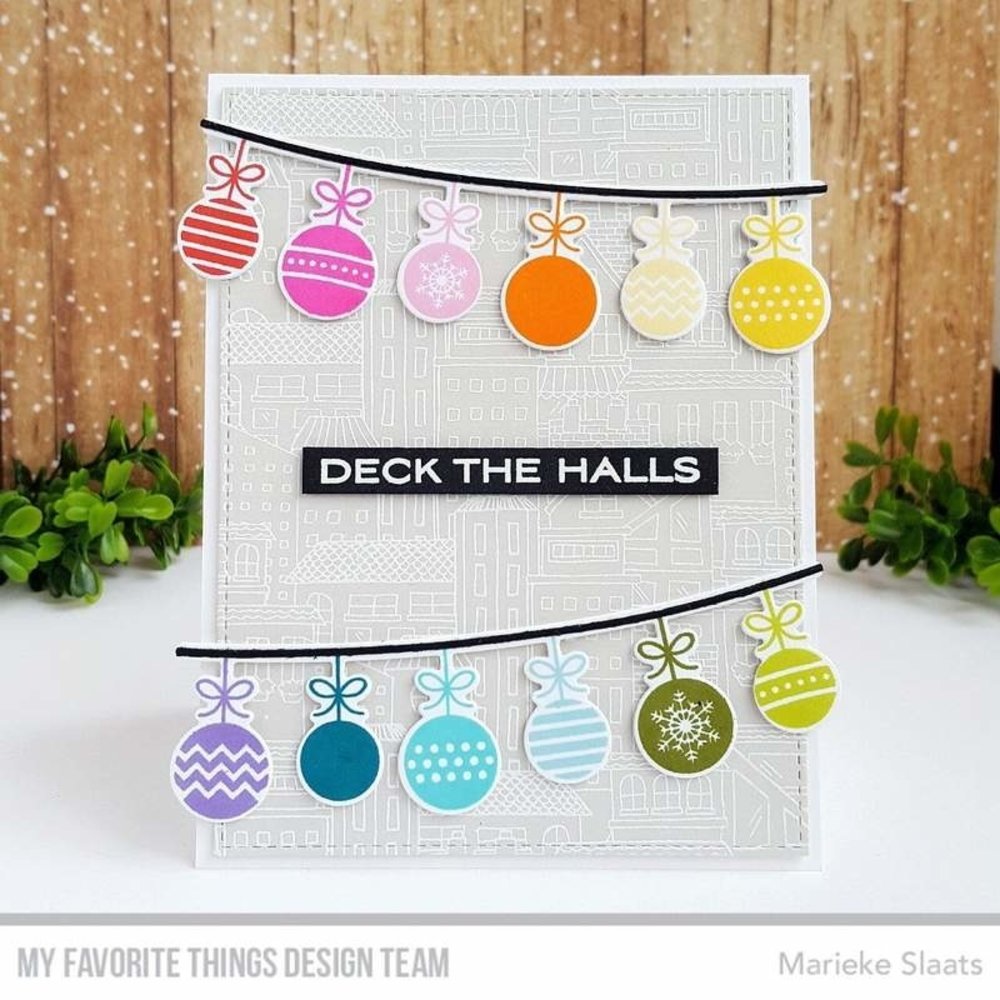 My Favorite Things Ornament Banner Builder Clear Stamps (CS-519)