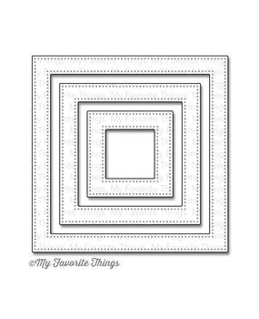 My Favorite Things Die-namics Pierced Square Frames (MFT-692)