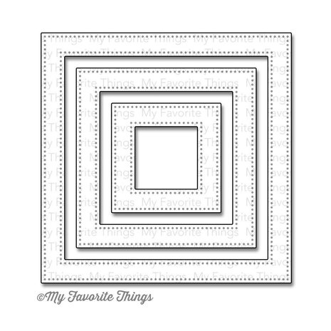 My Favorite Things Die-namics Pierced Square Frames (MFT-692)