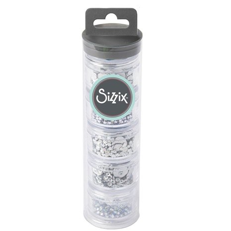 Sizzix Sequins & Beads Silver (663813)