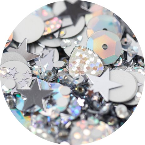 Sizzix Sequins & Beads Silver (663813)