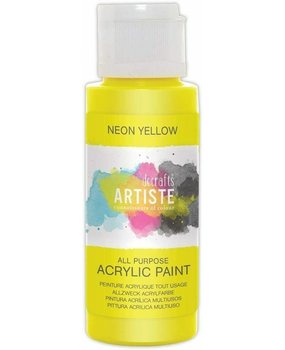 Artiste Acrylic Paint Neon Yellow (DOA 766074)