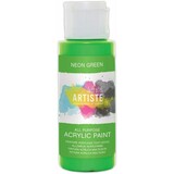 Artiste Acrylic Paint Neon Green (DOA 766078)