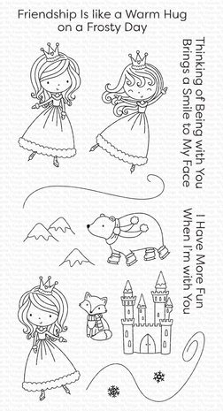 My Favorite Things Ice Princess and Friends Clear Stamps (CS-509)