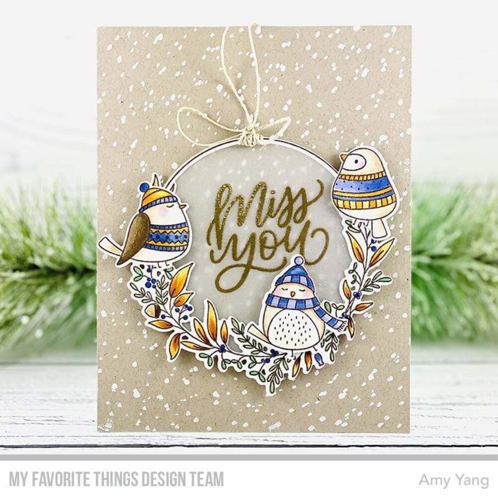 My Favorite Things Winter Wreath Clear Stamps (CS-522) My Favorite Things Winter Wreath Clear Stamps (CS-522)