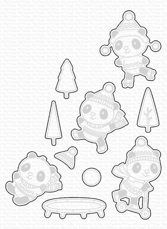 My Favorite Things Pandas at Play Die-Namics (MFT-1876) My Favorite Things Pandas at Play Die-Namics (MFT-1876)