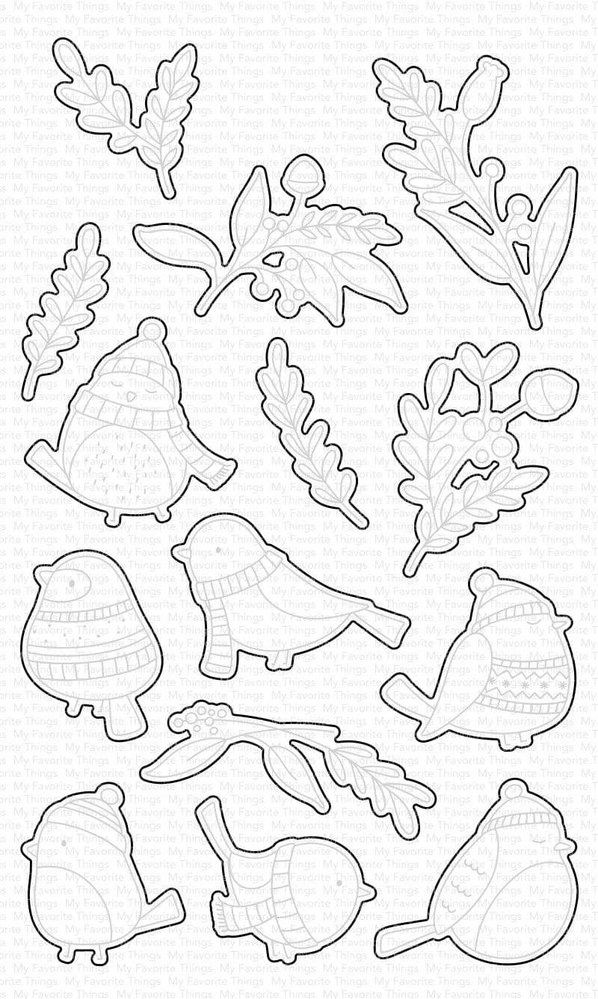 My Favorite Things Winter Songbird Die-Namics (MFT-1877)