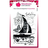Woodware Singles Sail Away Clear Stamp Set (FRS837)