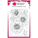 Woodware Singles Zinnia Clear Stamp Set (JGS750)